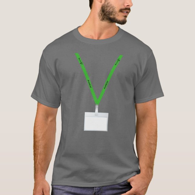 Grüne Abzugsleine-Angelegenheit schreiben Ihren T-Shirt (Vorderseite)