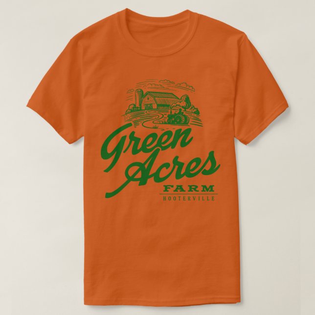 Grüne Äcker T-Shirt (Design vorne)