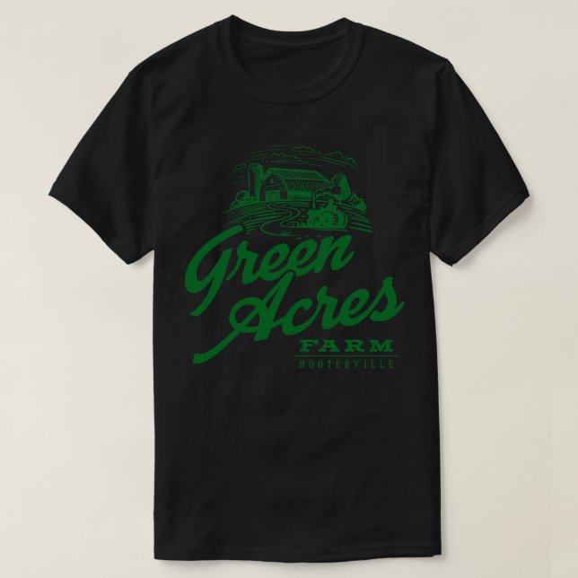 Grüne Äcker T-Shirt (Design vorne)