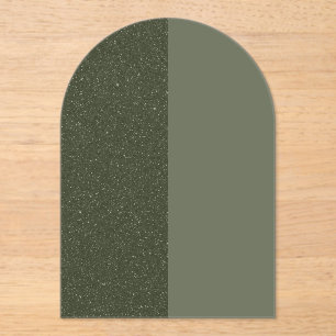 Grüne Acryleinladung von Split Moss - individuell Acryleinladungen