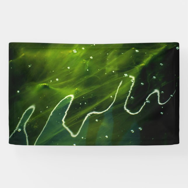 Grüne Algen und Wasser Banner (Horizontal)