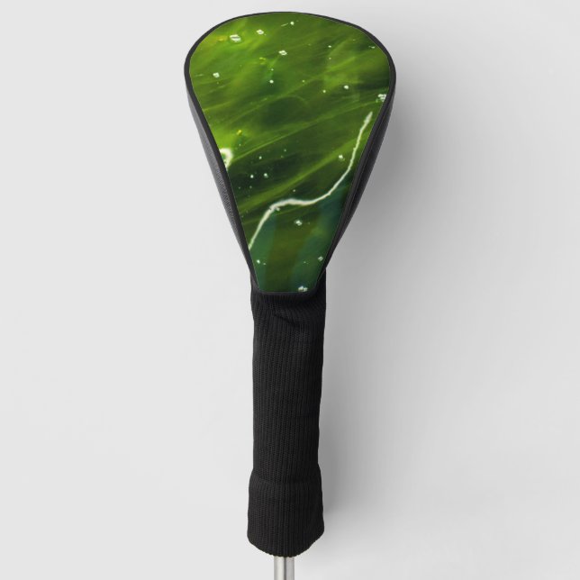 Grüne Algen und Wasserdccnm Golf Headcover (Vorderseite)