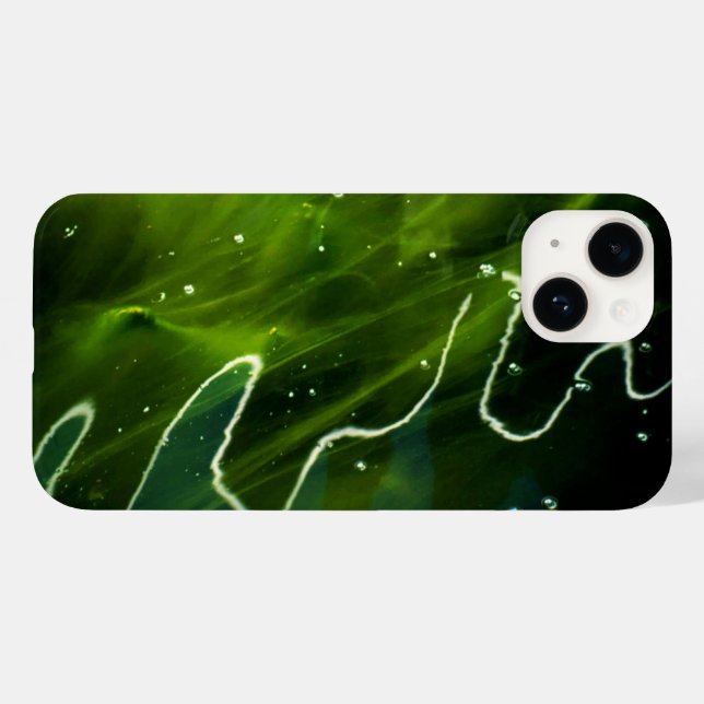 Grüne Algen und Wasserfaellen Case-Mate iPhone Hülle (Rückseite (Horizontal))