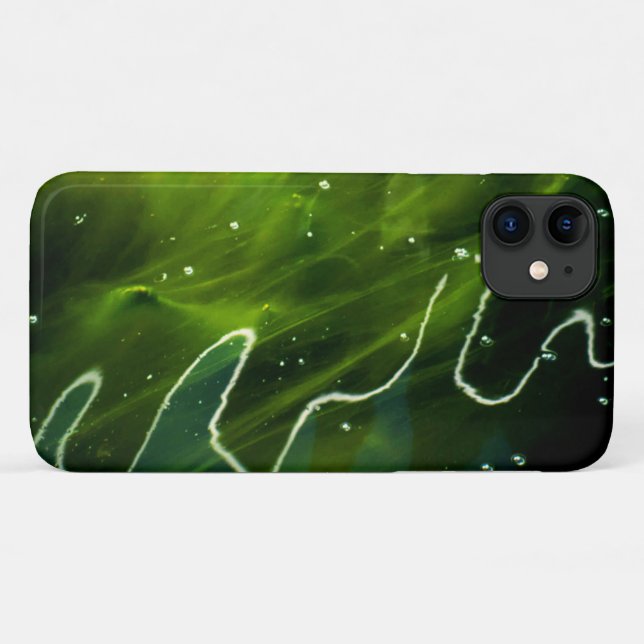 Grüne Algen und Wasserfaellen Case-Mate iPhone Hülle (Rückseite (Horizontal))
