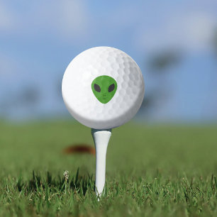 Grüne Alien Golfball
