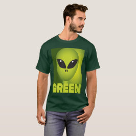 Grüne Alien T-Shirt