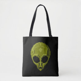 Grüne Alien Tasche