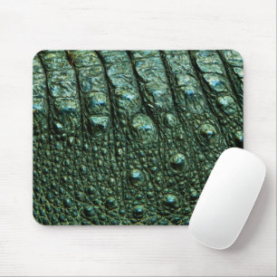 Grüne Alligator-Skin-Textur Mousepad