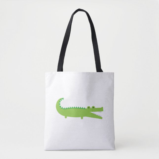 Grüne AlligatorTaschen-Tasche (Vorderseite)