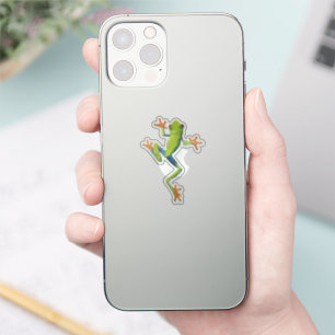 Grüne Amphibienbaum-Frog Aufkleber