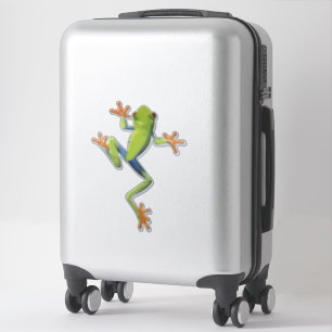 Grüne Amphibienbaum-Frog Aufkleber