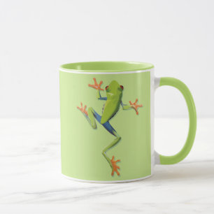 Grüne Amphibienbaum-Frog Tasse