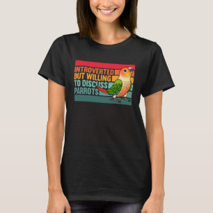 Grüne Ananas-Konu, eingeführt, aber Papageien T-Shirt