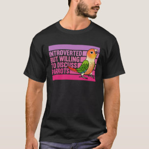 Grüne Ananas-Konu, eingeführt, aber Papageien T-Shirt