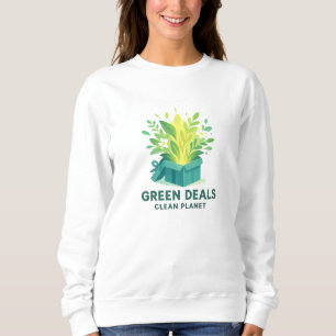 Grüne Angebote, sauberer Planet – Grüner Montag Ec Sweatshirt