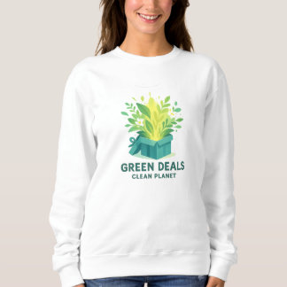 Grüne Angebote, sauberer Planet – Grüner Montag Ec Sweatshirt