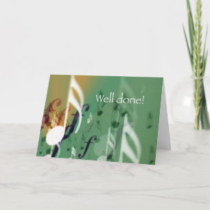 Grüne Anmerkungen, gut gemacht Karte