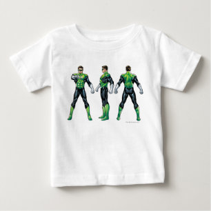 Grüne Ansichten der Laternen-drei Baby T-shirt