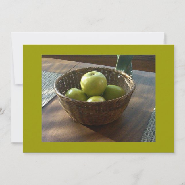 Grüne Äpfel (Vorderseite)