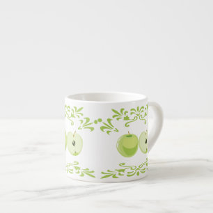 Grüne Äpfel Espressotasse
