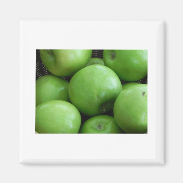 Grüne Äpfel Magnet (Vorne)