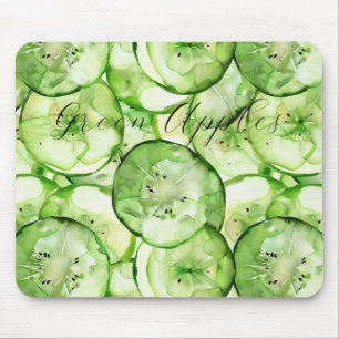 Grüne Äpfel Obst Mousepad