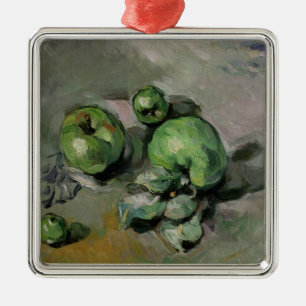 Grüne Äpfel Pauls Cezanne  , c.1872-73 Silbernes Ornament