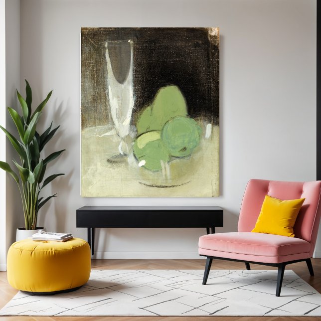 Grüne Äpfel und Champagner Glass, H.Schjerfbeck Poster (Von Creator hochgeladen)