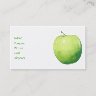 Grüne Apfel-Visitenkarte Visitenkarte