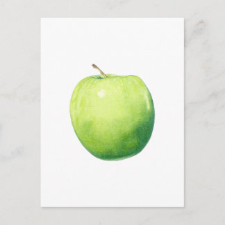 Grüne Apfelpostkarte Postkarte