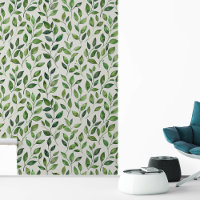 Grüne Aquarellfarben Blätter aus Blättern