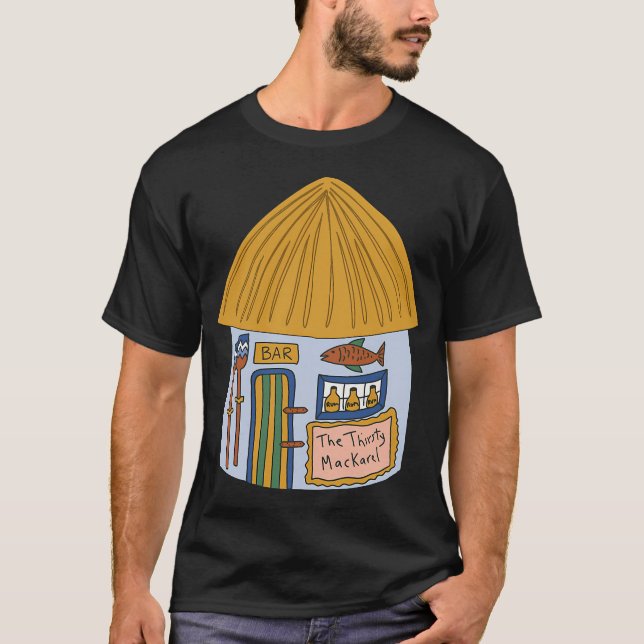 Grüne Arcade-Plastikfische T-Shirt (Vorderseite)