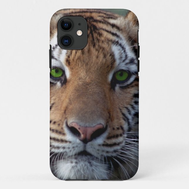 Grüne Augen Bengel Tigers Case-Mate iPhone Hülle (Rückseite)