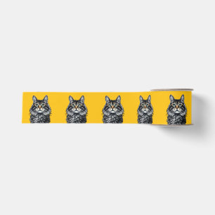 Grüne Augen Katze Ripsband