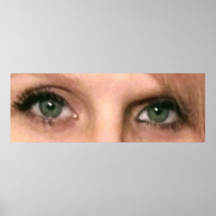 Grüne Augen Poster