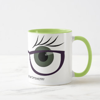 Grüne Augen und Brillen Tasse
