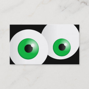 Grüne Augen Visitenkarte