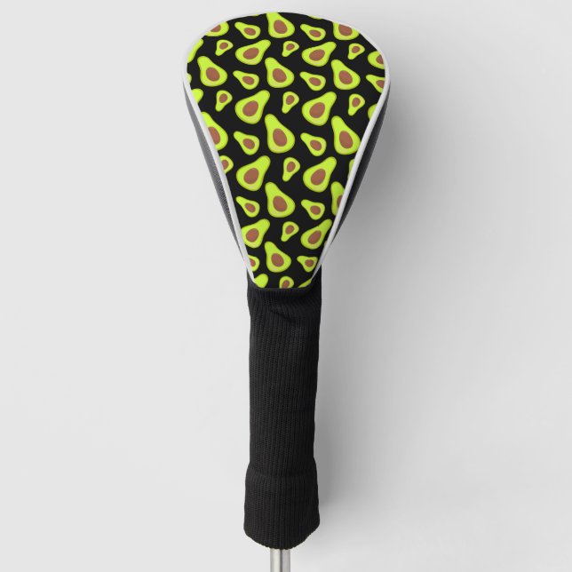 Grüne Avocados Gemüse Lover Veggie Gesunde Ernähru Golf Headcover (Vorderseite)