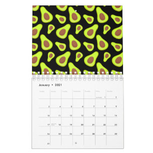 Grüne Avocados Gemüse Lover Veggie Gesunde Ernähru Kalender