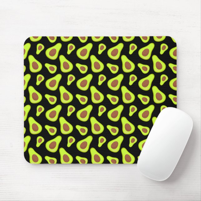 Grüne Avocados Gemüse Lover Veggie Gesunde Ernähru Mousepad (Mit Mouse)