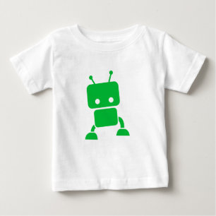 Grüne Baby-Roboter-Baby-Kleidung Baby T-shirt