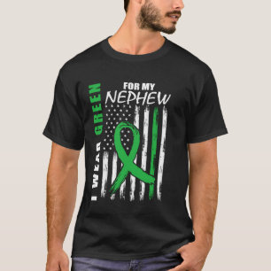 Grüne Band Neffe Nierenerkrankung Bewusstseinsflag T-Shirt