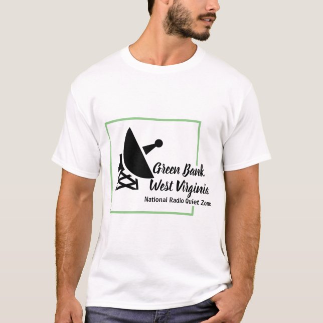Grüne Bank West Virginia T-Shirt (Vorderseite)