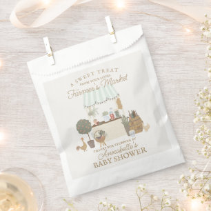 Grüne Bauern Markt Frische Babydusche Geschenktütchen