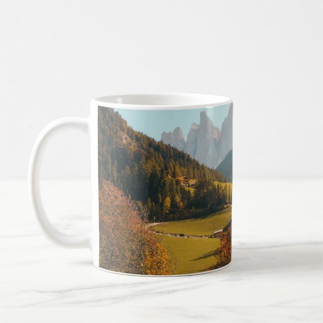 GRÜNE BÄUME UND GRASS-FELD KAFFEETASSE (Links)