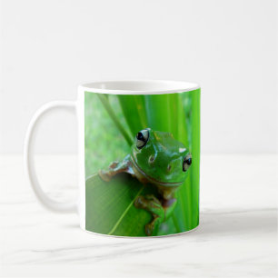 Grüne Baumfrosch-Tasse Kaffeetasse