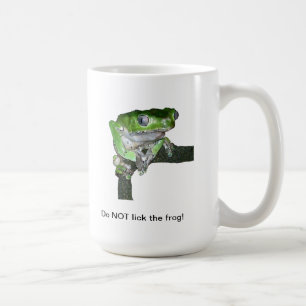 Grüne Baumfrosch-Tasse Kaffeetasse