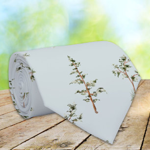 Grüne Baumwaldmuster Krawatte