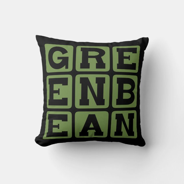 Grüne Beere, Gemüse Kissen (Vorderseite)