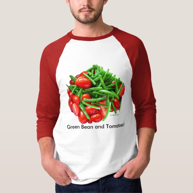 Grüne Beere und Tomaten T-Shirt (Vorderseite)
